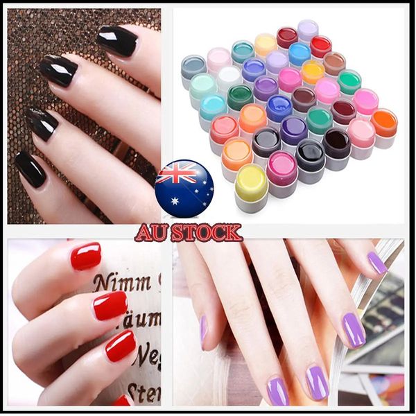 

36 color glitter powder uv gel extender nail art design set, Silver