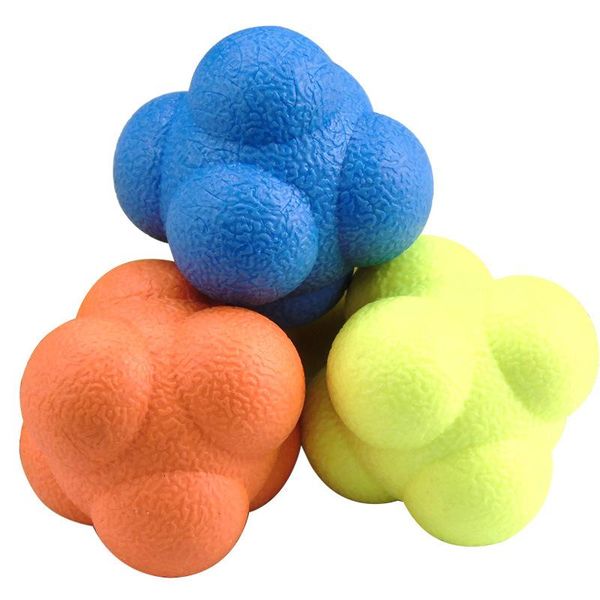

fitness balls silicone hexagonal ball speed agility physical training response coordination sports and sensitive