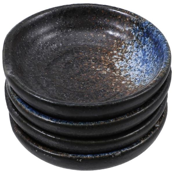 

dishes & plates 4pcs side dish ceramic sauce snack kitchen tableware