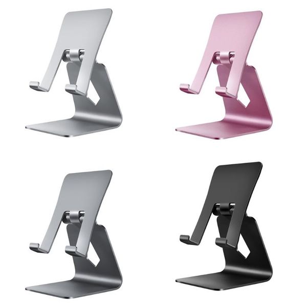 

cell phone mounts & holders adjustable tablet stand portable durable aluminum holder for 3.5-10 inch pad and smartphones multi-angle lazy