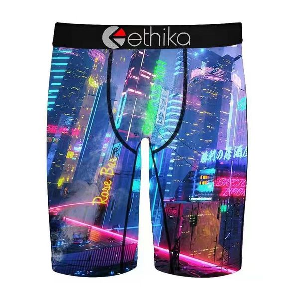 

swimwears ethika briefs men's boxer shorts breif pattern sports hip-hop rock consumer underwear skateboard street fashion stretch s-xl