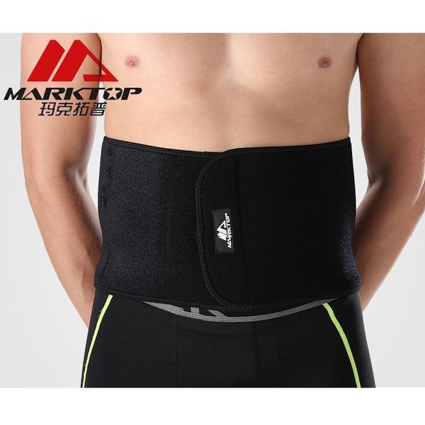 

markbreathable sports back waist support protective plus size elastic fitness bodybuilding brace weightlifting belt 9916, Black;gray