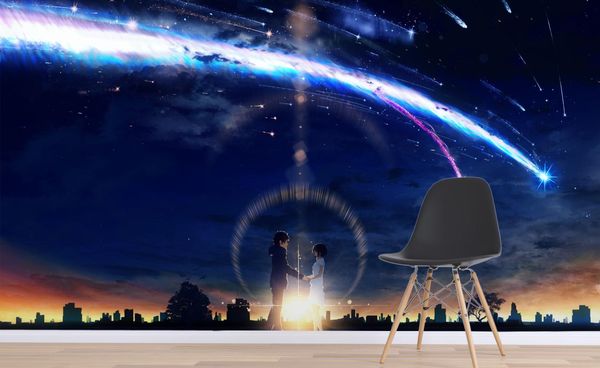 

wallpapers [self-adhesive] 3d your name 1745 japan anime wall paper mural print decal murals