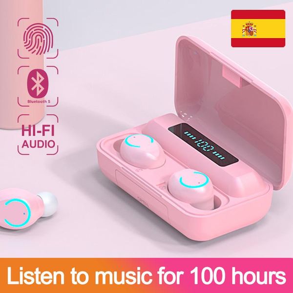 

bluetooth 5.0 earphones 9d stereo sports waterproof earbuds headsets with microphone tws 2200mah charging box wireless headphone headphones