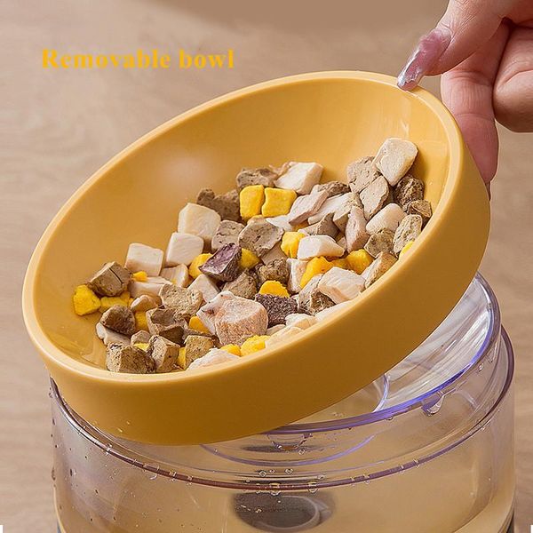 

cat bowls & feeders automatic drinking water feeder 2 in1 grain double bowl for pet