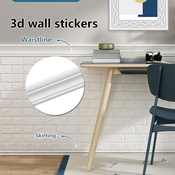 

design self-adhesive panel 3d home decoration wallpaper wall corner wallpapers