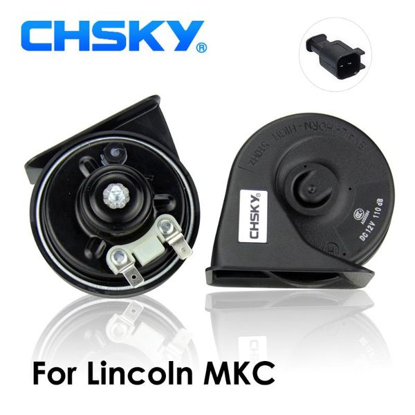 

other auto electronics chsky car horn snail type for mkc 2021 to now 12v loudness 110-129db long life time high low klaxon