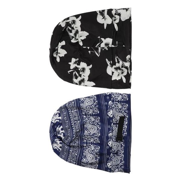 

shower caps 2pcs multi-purpose sleeping hat practical satin hair for