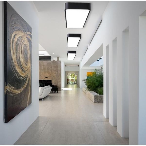 

ceiling lights led modern light lamp dimmable surface mount panel rectangle lighting fixture bedroom living room office 110v 220v