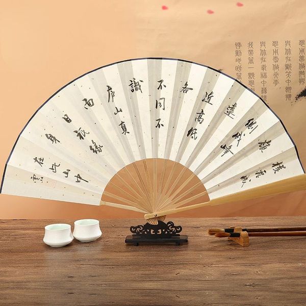 

other home decor folding fan calligraphy painting hand chinese style ventilatore bamboo ventilator abanicos para boda portable gift summer
