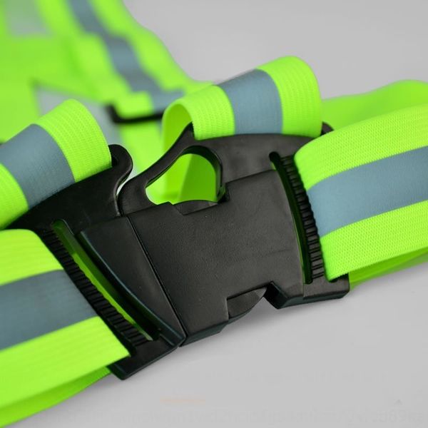 

rirp reflective luminous vest strap flashing zhengde suspenders luminous vest safety strap night running safety riding portable outdoor, Black;white