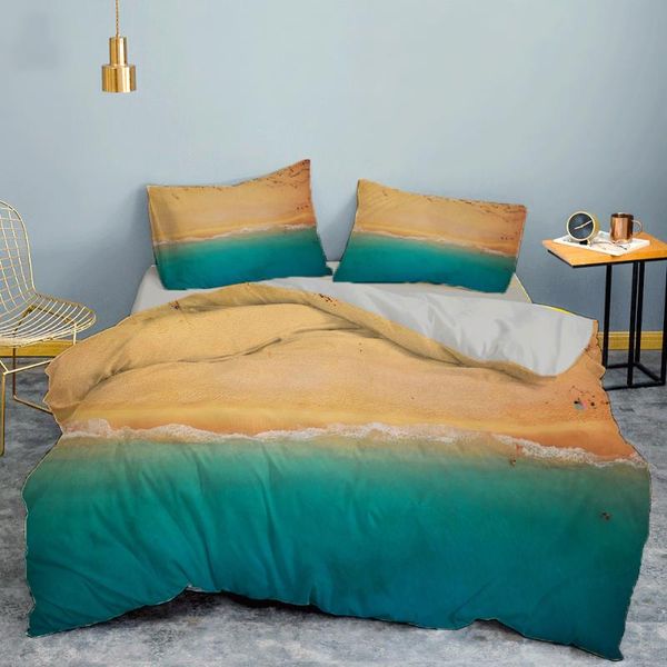 

bedding sets zeimon creative scenery printing children kids sunset duvet cover pillowcase  king size housse de couette