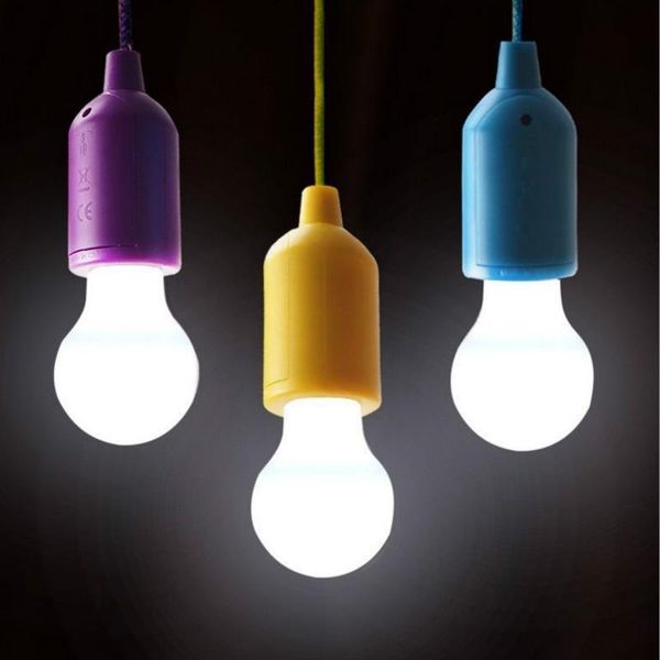 

bulbs mycyk led portable colorful rope light retro lighting tent camping pull bulb night 3 colors for choose