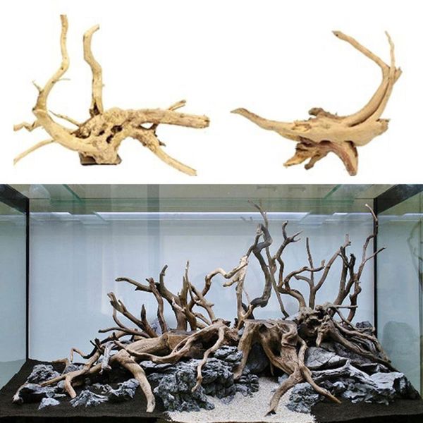 

decorations aquarium decoration fish tank natural wood tree 15-20cm random type landscape aquascape