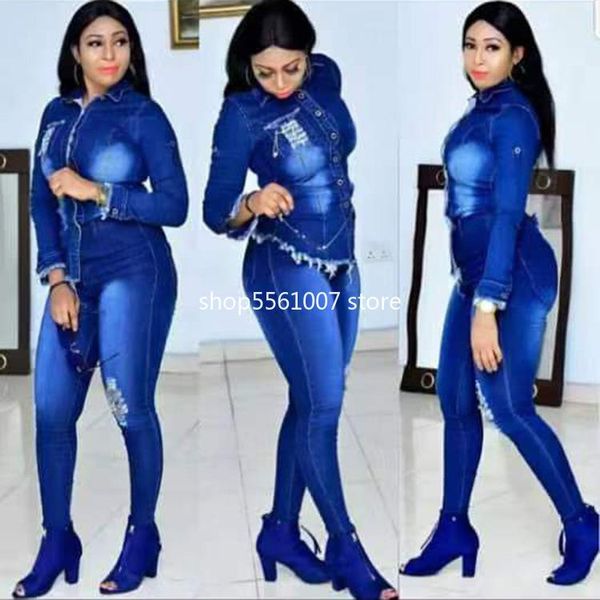 

ethnic clothing autumn african women 2021 two pieces sets and pant clothes european cothes, Red