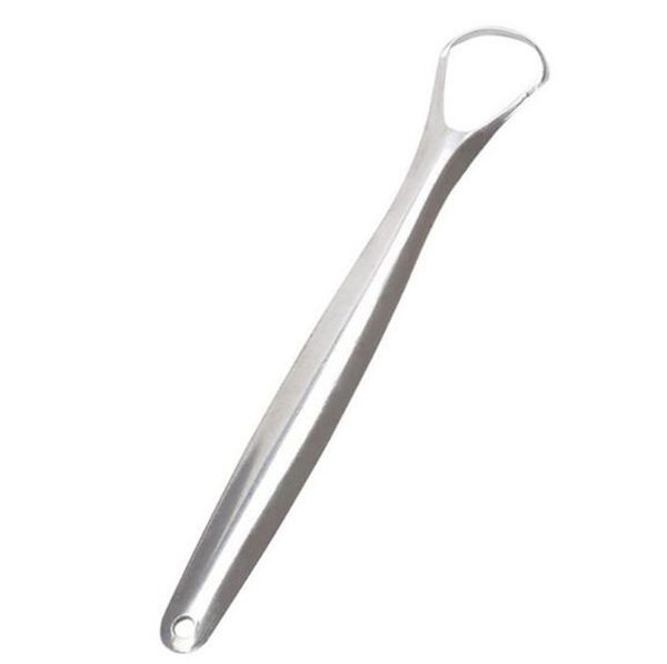 

2021 useful tongue scraper stainless steel oral tongue cleaner medical mouth brush reusable fresh breath maker