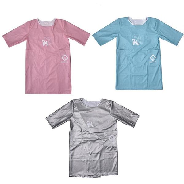 

dog apparel short medium long sleeve waterproof pet apron gown grooming beautician smock clothing store aprons beauty robe dress