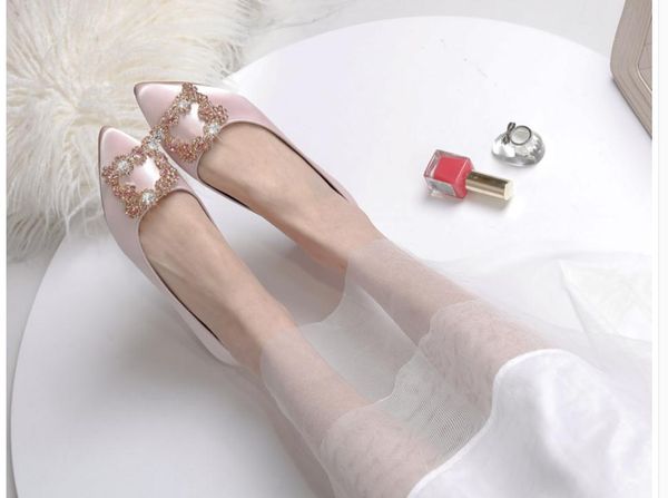 

2021 spring and autumn shoes with new style fashion flat bottom pointed end women's shoes#t988, Black
