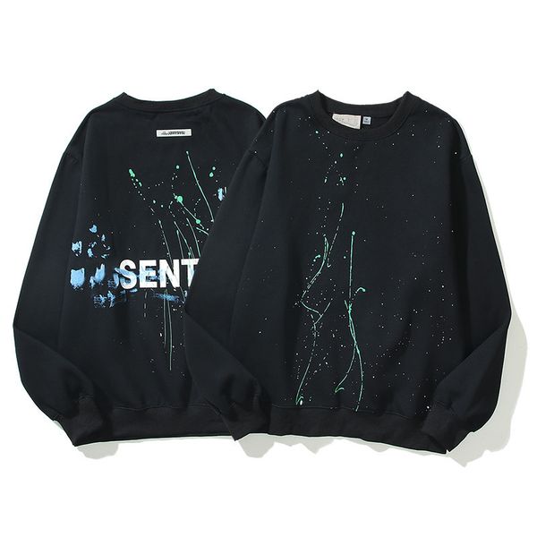 

04 pullovers men and women hoodies brand luxury designer hoodie sportswear sweatshirt loose european fashion tracksuit leisure jacket, Black