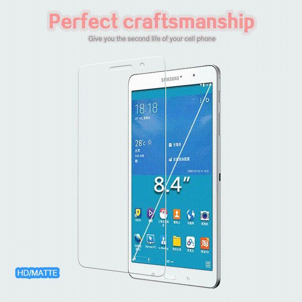 

hd clear glossy & matte film for t321 t320 t325 tab pro 8.4" screen protector with cleaning clothes computer protectors