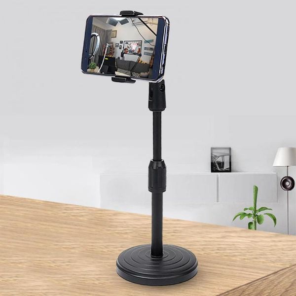 

cell phone mounts & holders strong bearing holder tripod hands-adjustable deskfor livestreaming stand bracket suporte celular