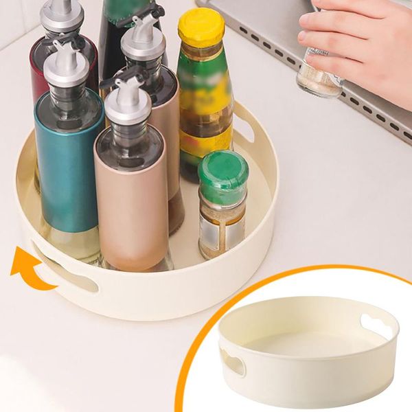 

rotate storage box multi purpose tray for kitchen shelf canister keep fresh container bottles & jars