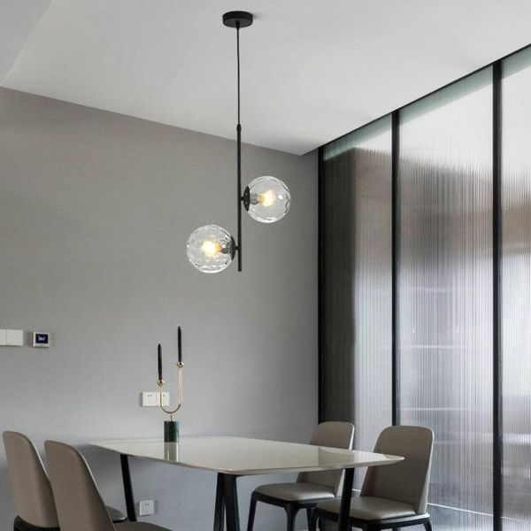 

pendant lamps modern 2 heads for home dining living room bedroom kitchen led lights hanging lighting small chandelier decorative