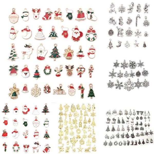 

charms alloy metal drop oil enamel pendant christmas halloween pendants for bracelet earrings jewelry making, Bronze;silver