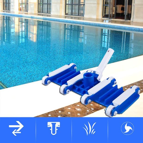 

pool & accessories 14-inch portable swimming flexible vacuum head cleaner floor equipment sewage suction spa accessories#g4