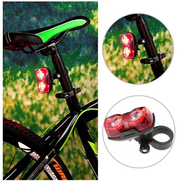 

bicycle tail light super bright mountain bike night riding waterproof safety led warning horizontal style lights
