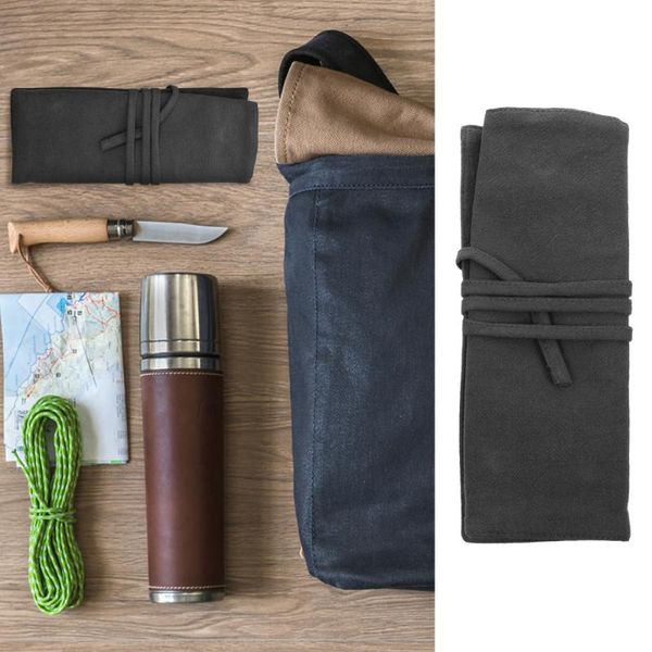 

storage bags 1 pc cloth roll bag folding silverware convenient organizer