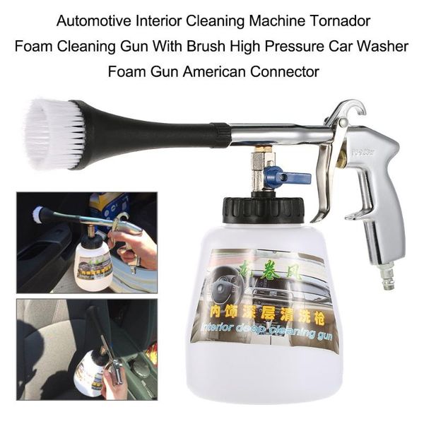 

car washer tornador black automobiles dry cleaning gun deep wash w/ brush