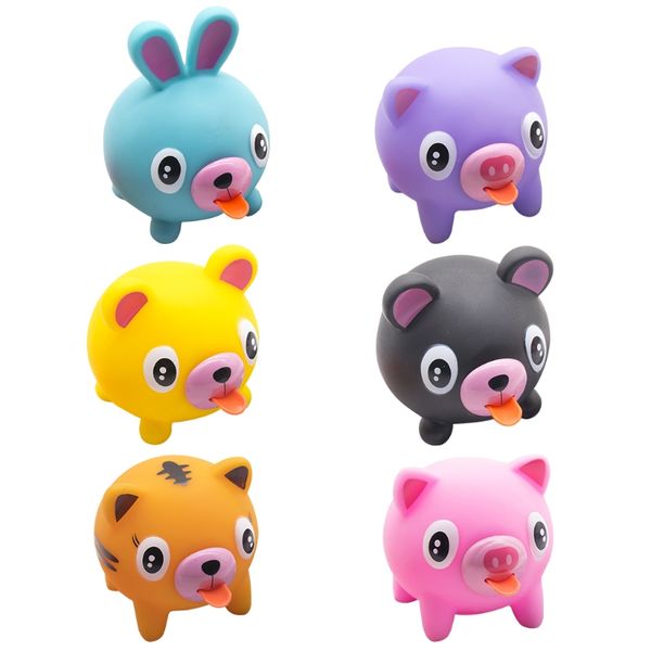 

40jc anti-anxiety animal interactive toy pressure relief vent ball hand exercise special needs bath toy for toddler