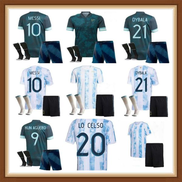 

2021 argentina maradona messi soccer jerseys 200th anniversary kun agüero di maria lo celso martinez correa special edition men kids kits fo, Black;yellow
