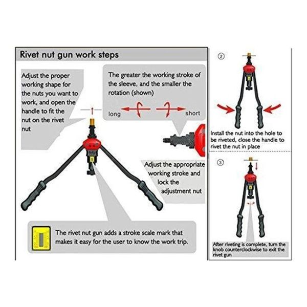 

professional hand tool sets easy automatic rivet set manual riveting pull cap heavy duty riveter mumr999
