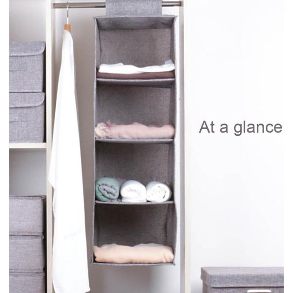 

storage boxes & bins wardrobe hanging organiser underwear bag cabinet bags clothes hangers holder portable hang closet organizer linen cotto