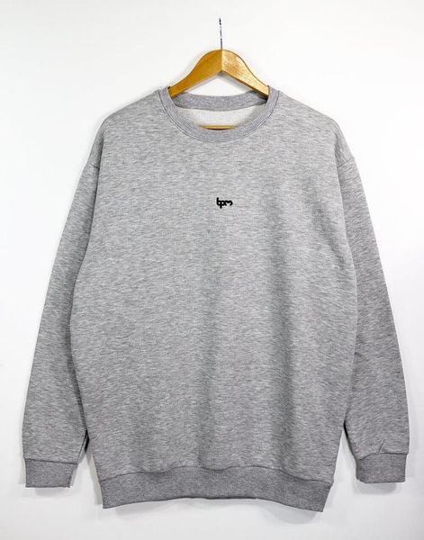 

men's hoodies & sweatshirts bpm oversize basic crew neck sweatshirt, Black
