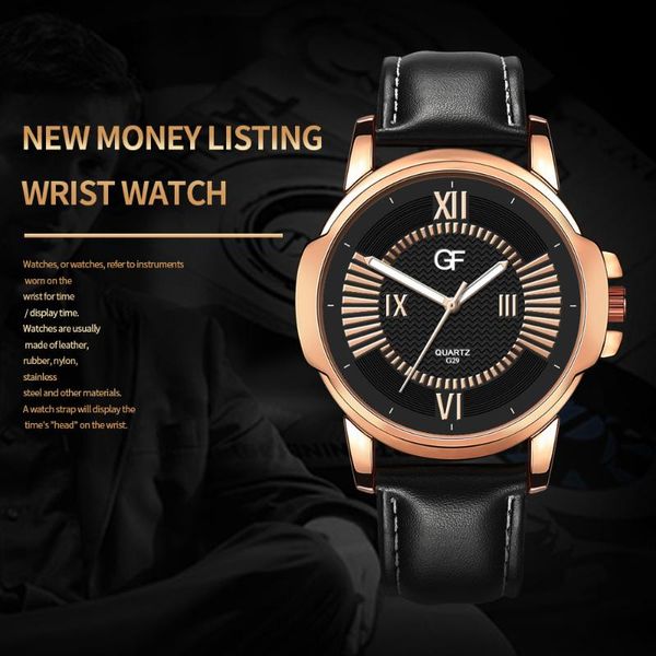

wristwatches 2021 luxury watches men leather band business watch pointer glow fashion relogio masculino quartz reloj montre, Slivery;brown