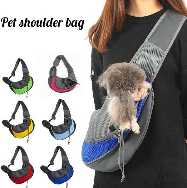

pet supplies breathable mesh backpack cats and dogs travel portable diagonal shoulder bag dog car seat covers