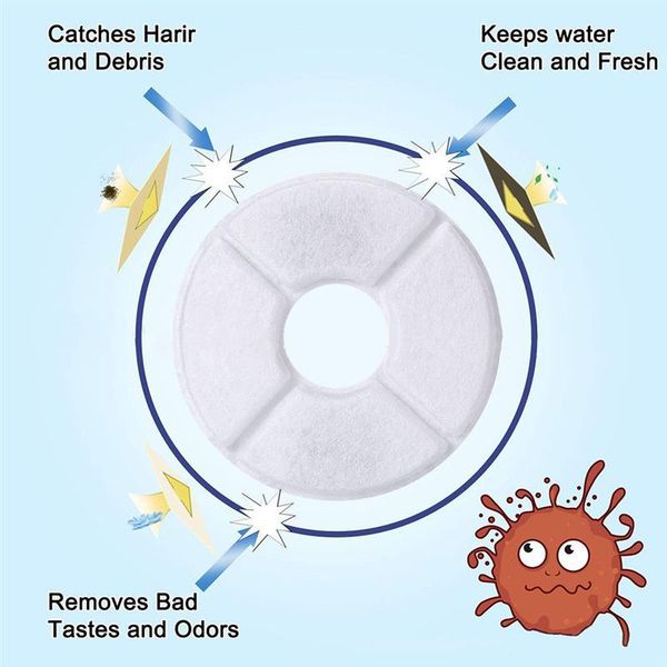 

cat bowls & feeders replacement carbon foam filter water fountain pets pet dispenser