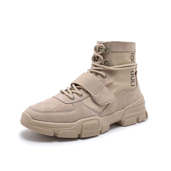 

boots women high canvas shoes military tactical desert combat outdoor army travel ankle beige khaki winter qz7d, Black