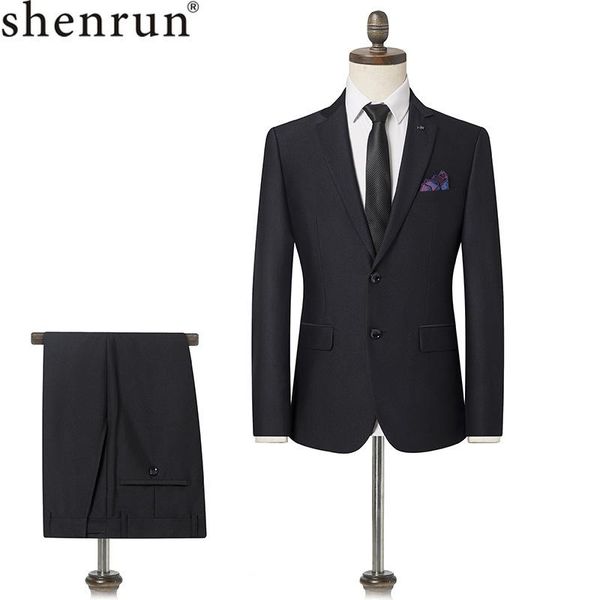 

shenrun men suits spring autumn slim fit business office work formal casual daily life wedding suit banquet party prom 2 pieces men's &, White;black