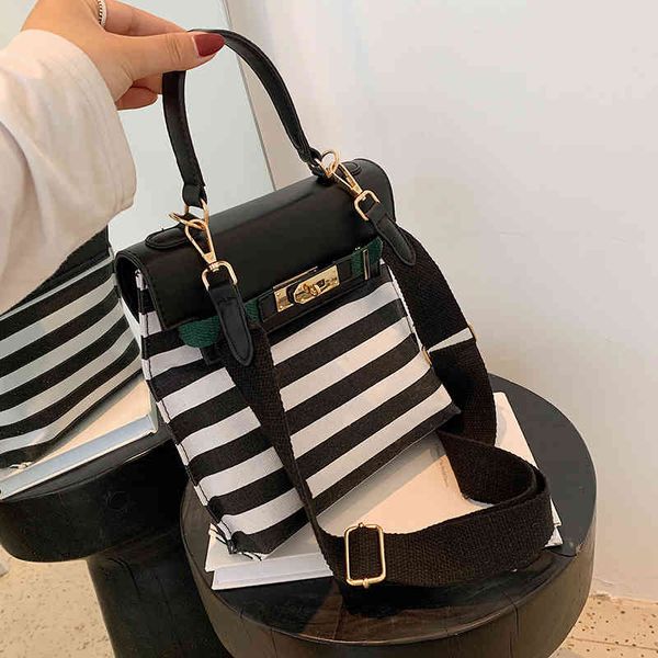 

canvas 2021 new fashion hand summer versatile kelly advanced sense messenger bag