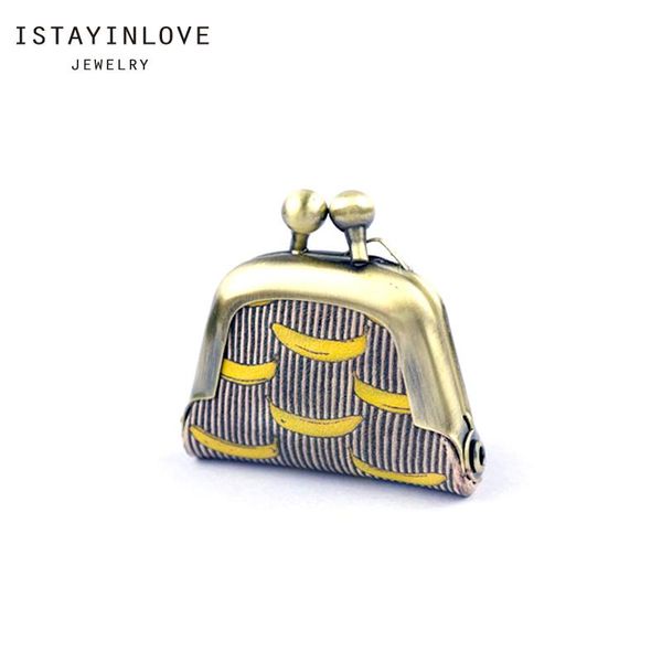 

pendant necklaces istayinlove jewelry handmade fruit bananas po leather tiny coin message purse mini ball chain necklace qb024, Silver