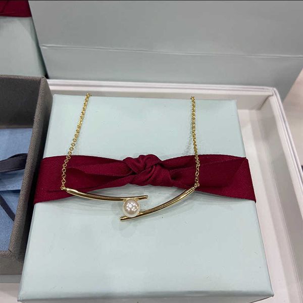 

hef jewelry original chopsticks clavicle chain female ins minority design light luxury necklace 925 sterling silver