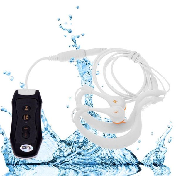

& mp4 players mini back clip sports ipx8 waterproof mp3 4gb/8gb head-mounted player swimming diving stereo bass headphones