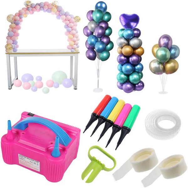 

party decoration balloon accessories bracket arch stick air ball pump bubble chain clip globos glue point