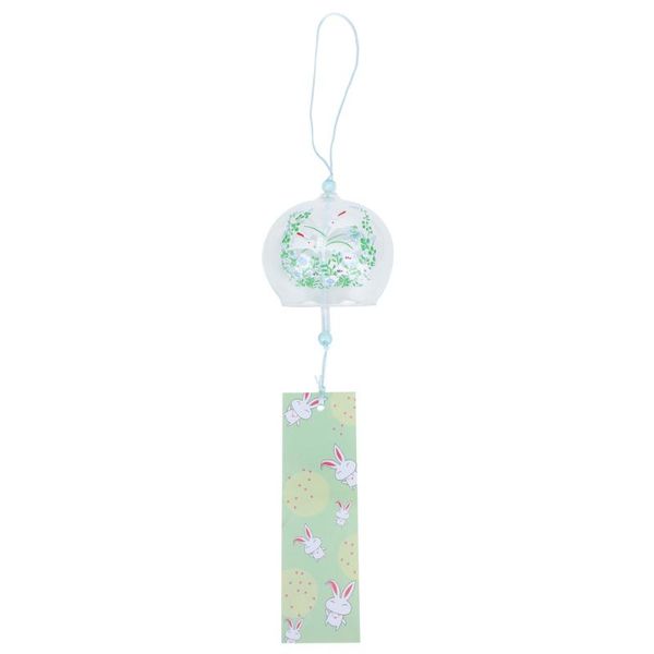 

decorative objects & figurines 1pc glass pendant wind chime japanese style bell ornament for festival