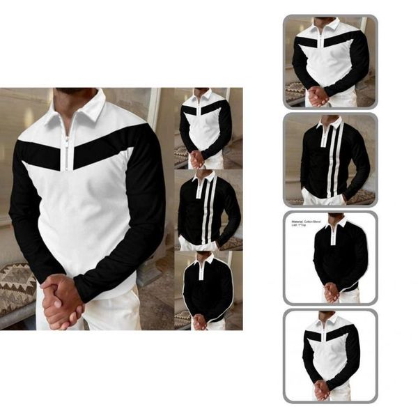

men's casual shirts shirt long sleeve business great stitching spring for dating, White;black