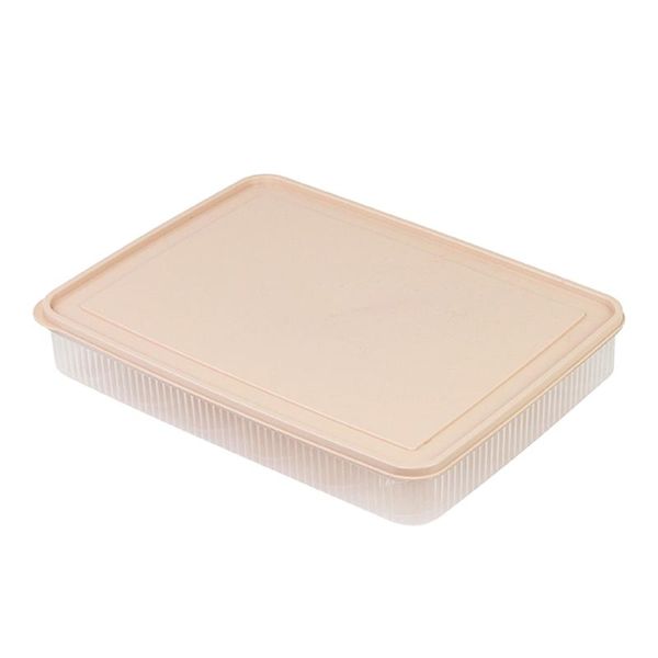 

storage boxes & bins 1 pc egg holder shockproof plastic transparent 24 grid container tray box for cupboard refrigerator